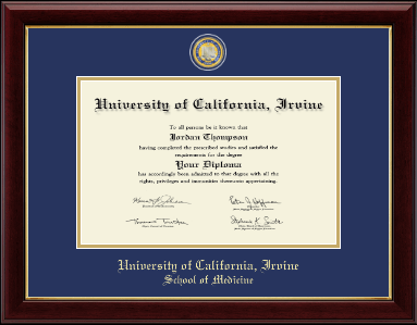 University of California Irvine diploma frame - Masterpiece Medallion Diploma Frame in Gallery