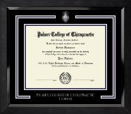 Palmer College of Chiropractic Florida Spirit Medallion Diploma Frame in Eclipse