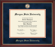 Morgan State University Masterpiece Medallion Diploma Frame in Kensington Gold
