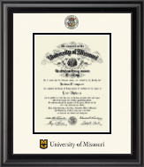 University of Missouri Columbia Dimensions Diploma Frame in Midnight
