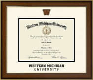 Western Michigan University Dimensions Diploma Frame in Westwood