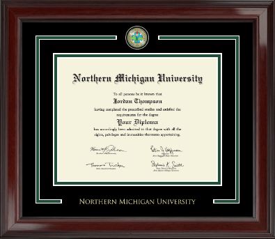 Northern Michigan University diploma frame - Showcase Edition Diploma Frame in Encore