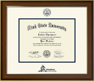 Utah State University Dimensions Diploma Frame in Westwood