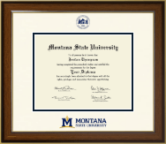 Montana State University Bozeman Dimensions Diploma Frame in Westwood