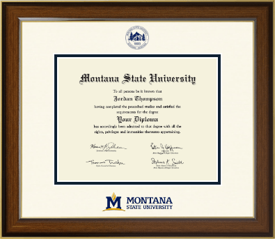 Montana State University Bozeman diploma frame - Dimensions Diploma Frame in Westwood