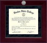 Boston State College Millennium Gold Engraved Diploma Frame in Cordova
