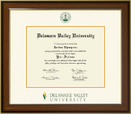 Delaware Valley University diploma frame - Dimensions Diploma Frame in Westwood