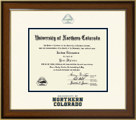 University of Northern Colorado Dimensions Diploma Frame in Westwood