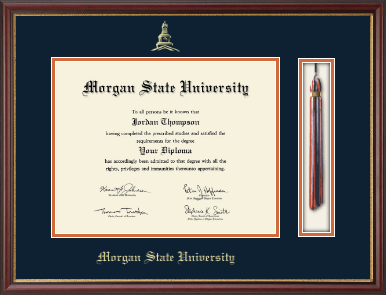 Morgan State University diploma frame - Tassel & Cord Diploma Frame in Newport