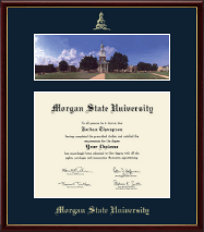 Morgan State University diploma frame - Campus Scene Diploma Frame in Galleria