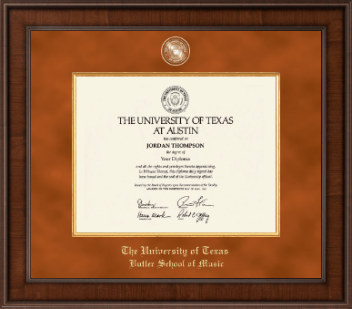 The University of Texas at Austin diploma frame - Presidential Masterpiece Diploma Frame in Madison