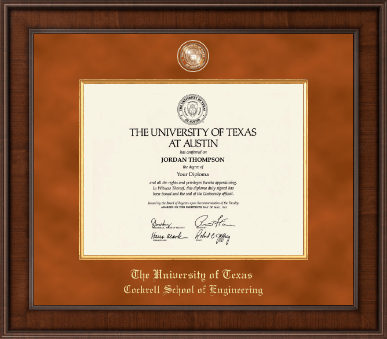 The University of Texas at Austin diploma frame - Presidential Masterpiece Diploma Frame in Madison