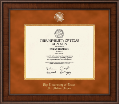 The University of Texas at Austin diploma frame - Presidential Masterpiece Diploma Frame in Madison