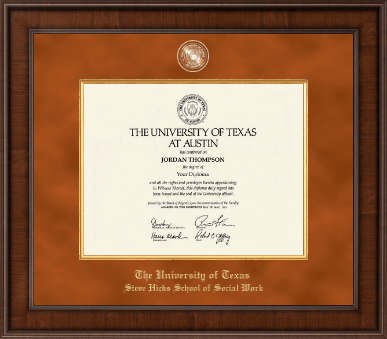 The University of Texas at Austin diploma frame - Presidential Masterpiece Diploma Frame in Madison