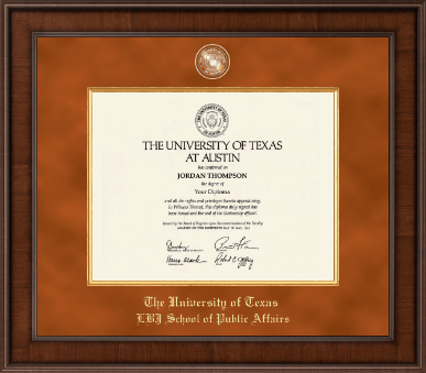 The University of Texas at Austin diploma frame - Presidential Masterpiece Diploma Frame in Madison