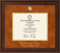 The University of Texas at Austin Presidential Masterpiece Diploma Frame in Madison