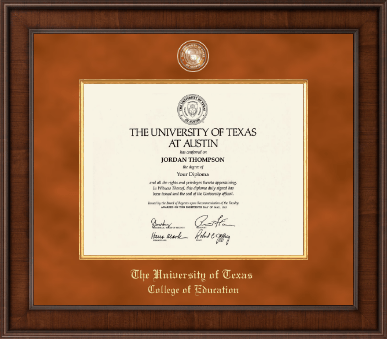 The University of Texas at Austin diploma frame - Presidential Masterpiece Diploma Frame in Madison