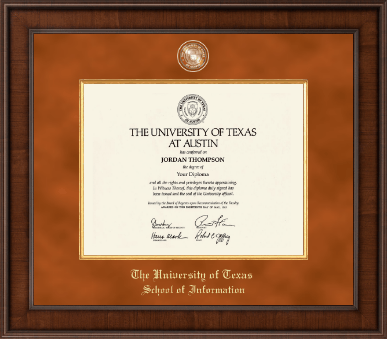 The University of Texas at Austin diploma frame - Presidential Masterpiece Diploma Frame in Madison