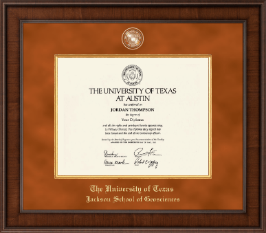 The University of Texas at Austin diploma frame - Presidential Masterpiece Diploma Frame in Madison