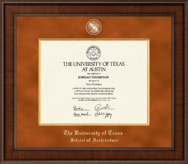 The University of Texas at Austin diploma frame - Presidential Masterpiece Diploma Frame in Madison