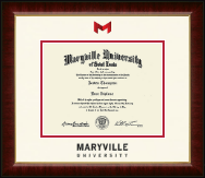 Maryville University of St. Louis Dimensions Diploma Frame in Murano