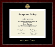 Georgetown College Gold Engraved Medallion Diploma Frame in Sutton