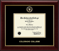 Colorado College Masterpiece Medallion Diploma Frame in Gallery