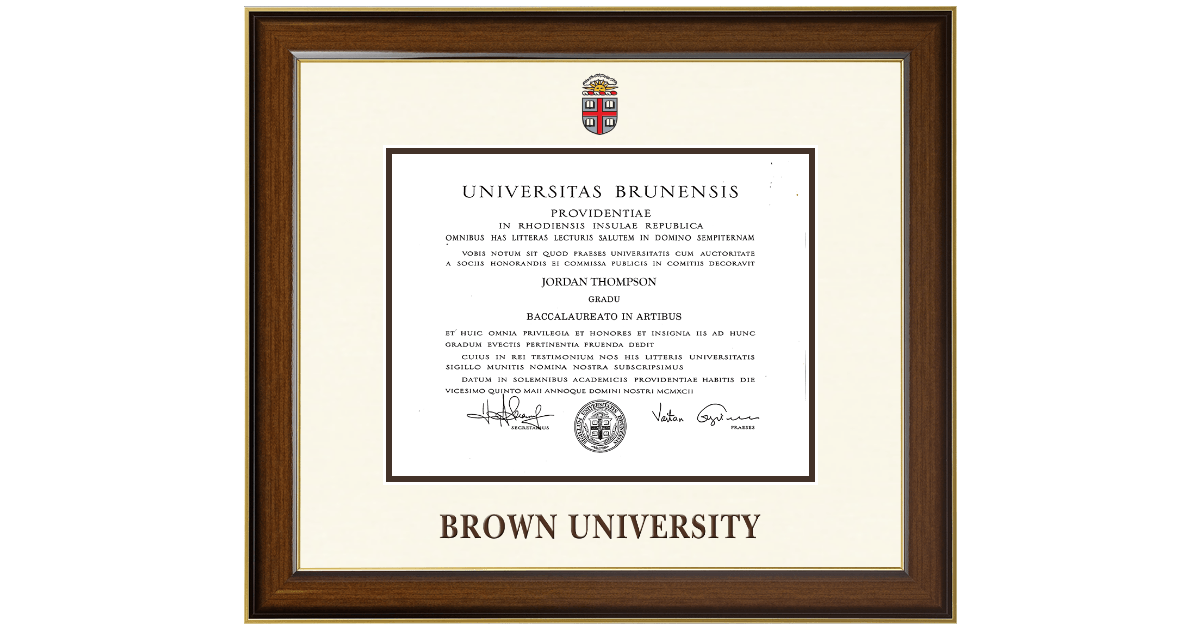 Pre- Sept 2022- Dimensions Diploma Frame