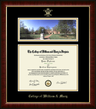 William & Mary diploma frame - Campus Scene Diploma Frame in Murano