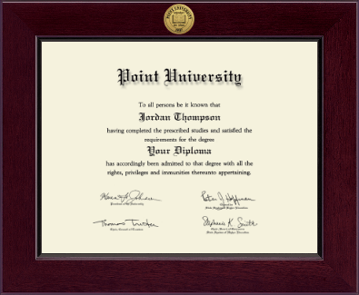 Point University diploma frame - Century Gold Engraved Diploma Frame in Cordova