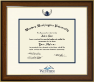 Western Washington University Dimensions Diploma Frame in Westwood