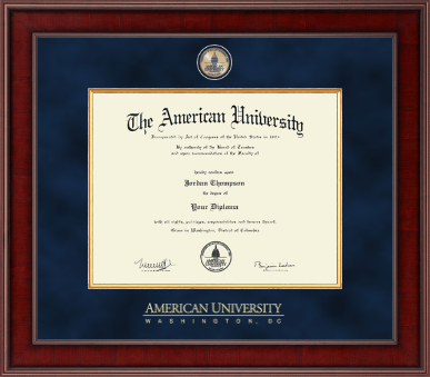 American University diploma frame - Presidential Masterpiece Diploma Frame in Jefferson