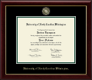 University of North Carolina Wilmington diploma frame - Masterpiece Medallion Diploma Frame in Gallery