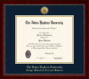 Johns Hopkins University diploma frame - Gold Engraved Medallion Diploma Frame in Sutton