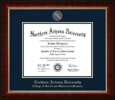 Northern Arizona University diploma frame - Masterpiece Medallion Diploma Frame in Murano