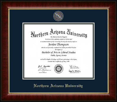 Northern Arizona University diploma frame - Masterpiece Medallion Diploma Frame in Murano