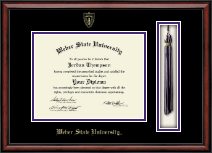 Weber State University Tassel Edition Diploma Frame in Southport
