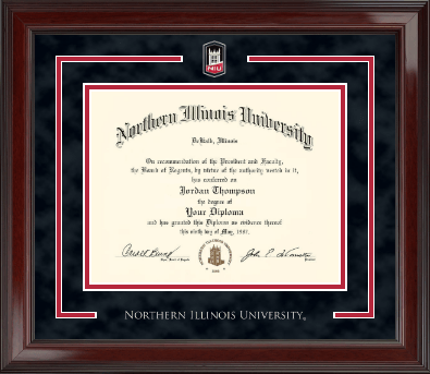 Northern Illinois University diploma frame - Showcase Edition Diploma Frame in Encore