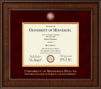 University of Minnesota Duluth diploma frame - Presidential Masterpiece Diploma Frame in Madison