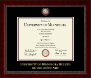 University of Minnesota Duluth diploma frame - Masterpiece Medallion Diploma Frame in Sutton