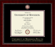 University of Minnesota Duluth diploma frame - Masterpiece Medallion Diploma Frame in Sutton