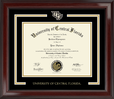 University of Central Florida diploma frame - Spirit Medallion Diploma Frame in Encore