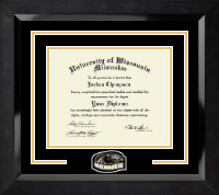 University of Wisconsin-Milwaukee Spirit Medallion Diploma Frame in Eclipse