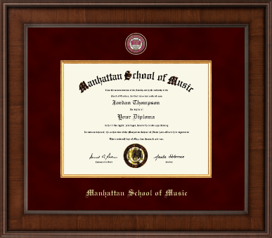 Manhattan School of Music diploma frame - Presidential Masterpiece Diploma Frame in Madison