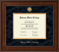 Judson Bible College diploma frame - Presidential Gold Engraved Diploma Frame in Madison
