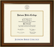 Judson Bible College diploma frame - Dimensions Diploma Frame in Westwood