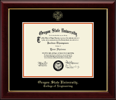 Oregon State University diploma frame - Gold Embossed Diploma Frame in Gallery