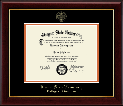 Oregon State University diploma frame - Gold Embossed Diploma Frame in Gallery