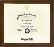 Oregon State University Dimensions Diploma Frame in Westwood