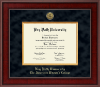 Bay Path University diploma frame - Presidential Gold Engraved Diploma Frame in Jefferson